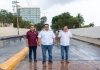 Chacón supervisa rehabilitación del alumbrado público en la avenida Rafael E. Melgar