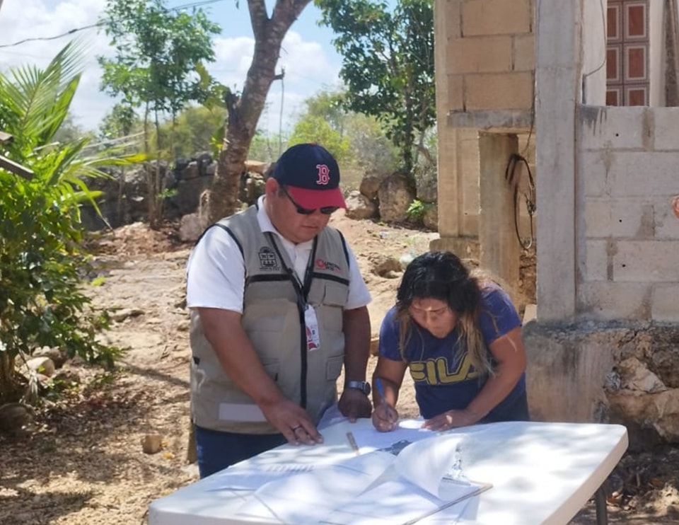 Inicia AGEPRO censo en Felipe Carrillo Puerto para avanzar en la regularización de tierras
