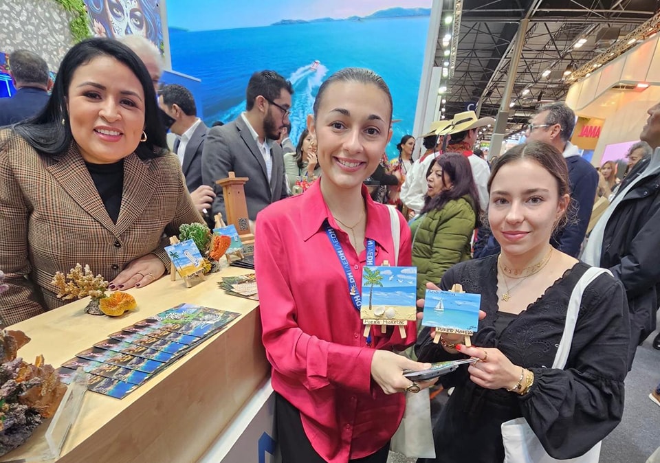 Constata Blanca Merari el interés de touroperadores por Puerto Morelos
