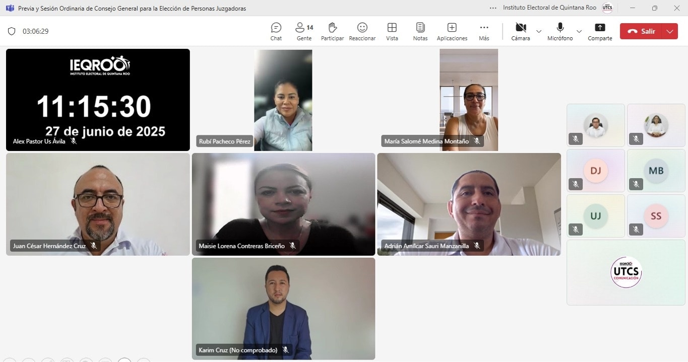 Consejerías dieron por recibidos informes presentados por la Secretaría Ejecutiva y Dirección de Organización