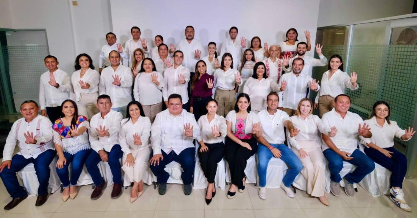 Mara Lezama se reúne con candidatas y candidatos electos de MORENA