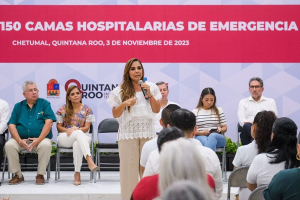 Agradece Mara Lezama importante donativo para servicios hospitalarios en Quintana Roo