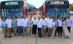 En marcha primer corredor de transporte público en zona hotelera de Cancún