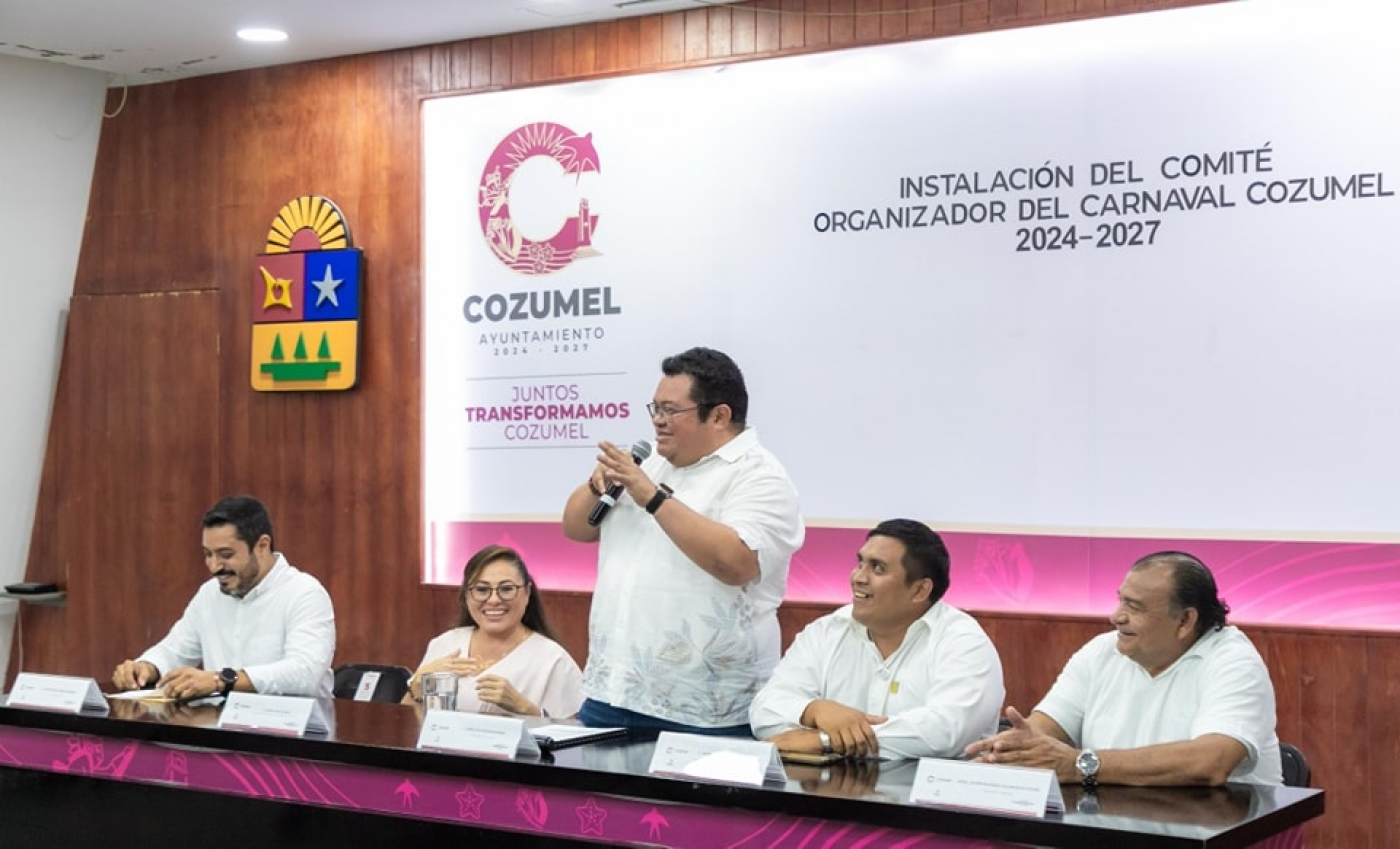 Instalan Comité Organizador del Carnaval Cozumel 2025, para una fiesta de tradición y unidad