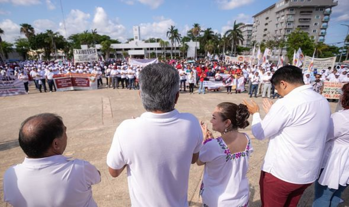 Cozumel conmemora el “Día Internacional del Trabajo” con desfile y ceremonia