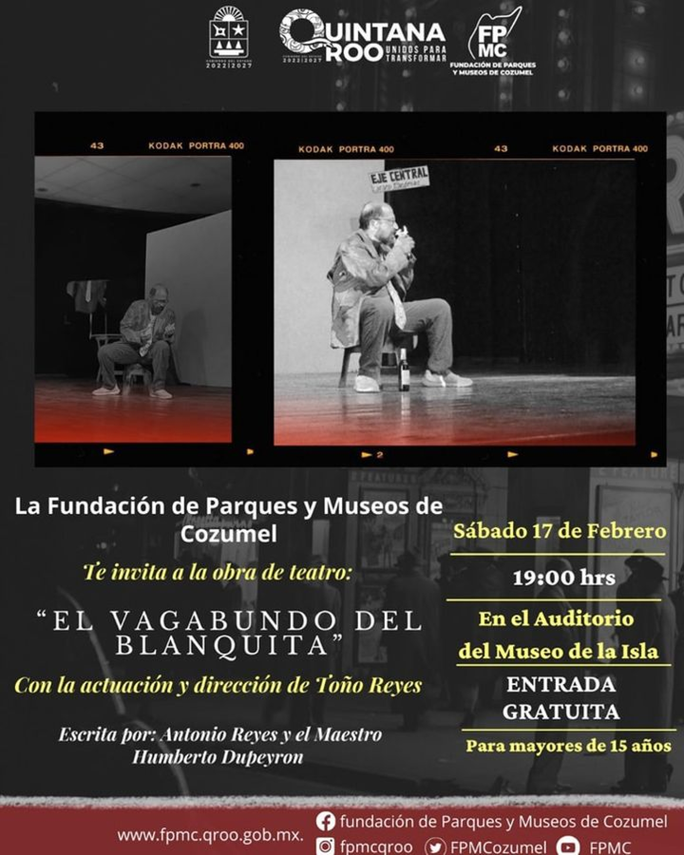 La FPMC presentará la obra de teatro “El Vagabundo del Blanquita”