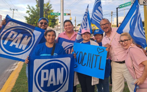 Panistas cozumeleños promueven a su precandidata Xóchilt Gálvez