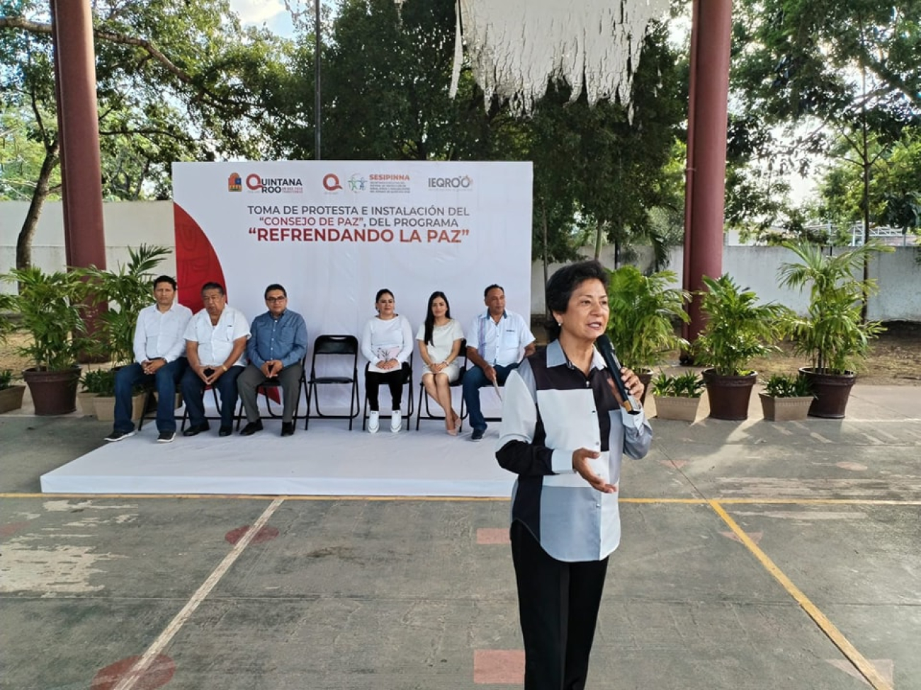 SIPINNA participa en toma de protesta del Consejo de la Paz en la Escuela Primaria “Solidaridad” de Chetumal