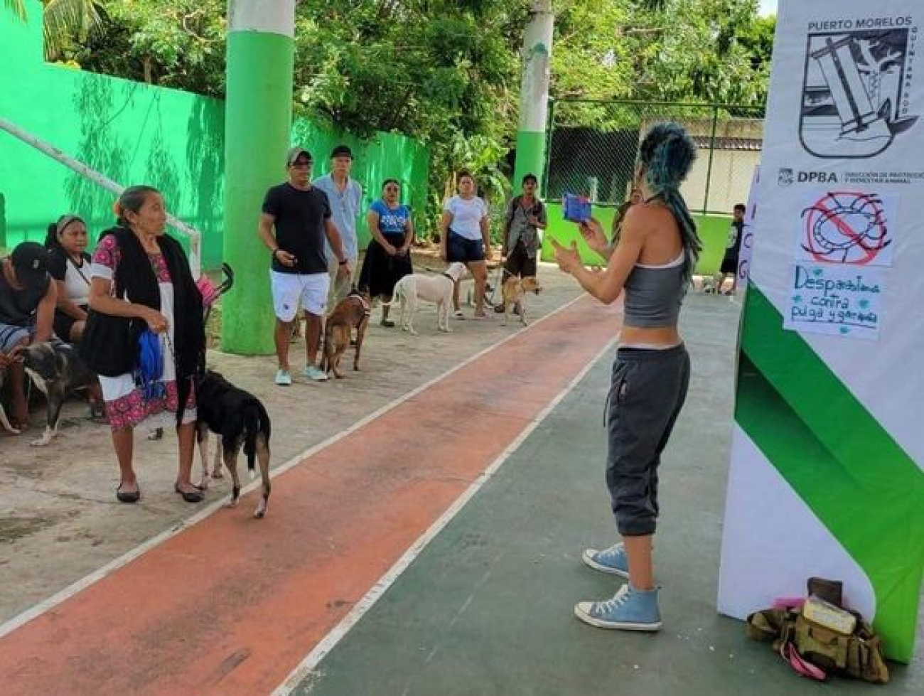 Fomenta gobierno de Puerto Morelos el cuidado de los animales de compañía