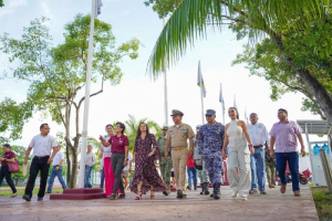 Juanita Alonso inaugura el domo y canchas de la Unidad Deportiva Independencia