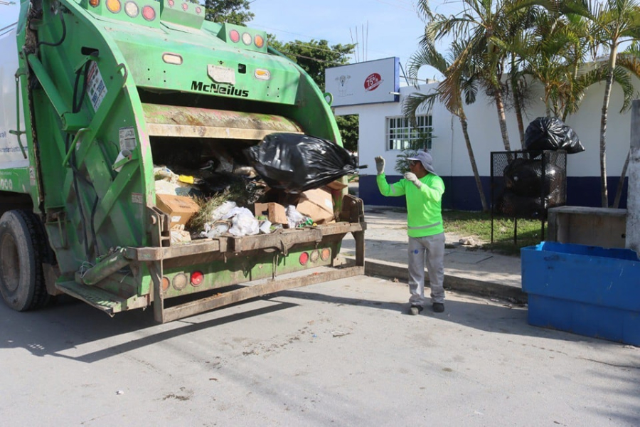 Se presta de manera regular la recolección de desechos sólidos en Puerto Morelos