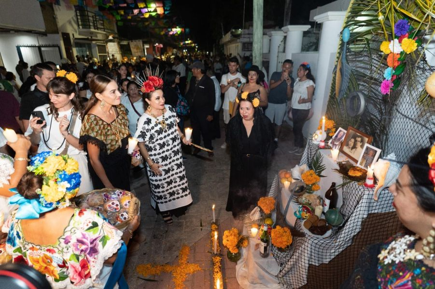 Ánimas salen del panteón para celebrar el festival “Almas con tradición Cozumel 2023”
