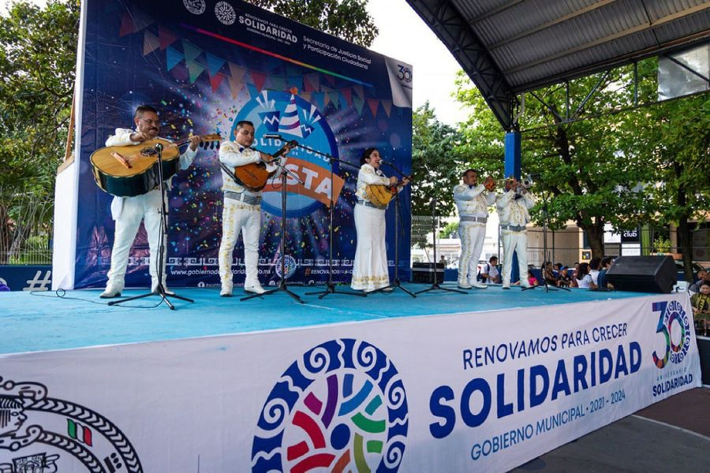 Realizan “Solidaridad está de fiesta” en Gonzalo Guerrero