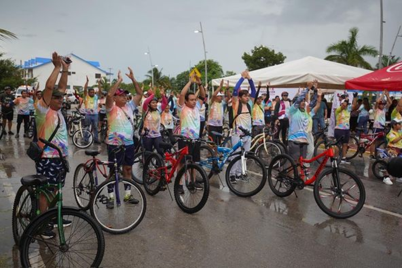 Con gran éxito se realiza la Segunda Rodada por la Prevención y la Movilidad 2024 en Chetumal