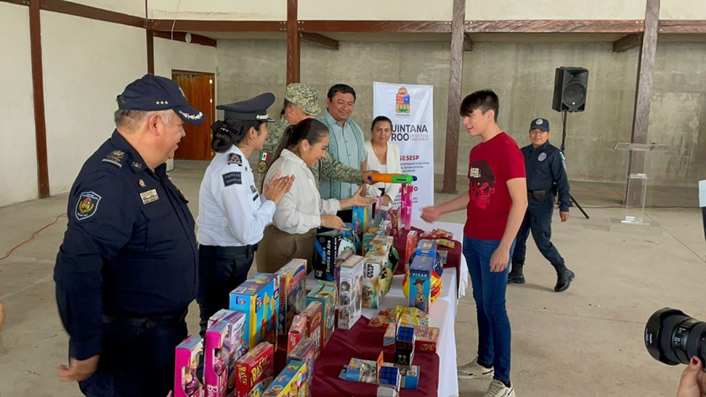 SESESC y SEDENA ponen en marcha Ferias de Paz y Desarme Voluntario en Felipe Carrillo Puerto