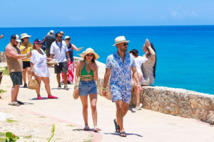 Reporta Isla Mujeres alta afluencia turística este fin de semana