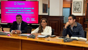 Busca Quintana Roo proyecto estratégico de Gasoducto Energía Mayakán: Mara Lezama