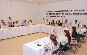 Aprueba Cabildo Electo de Puerto Morelos el Parque Fundadores como recinto para la toma de protesta