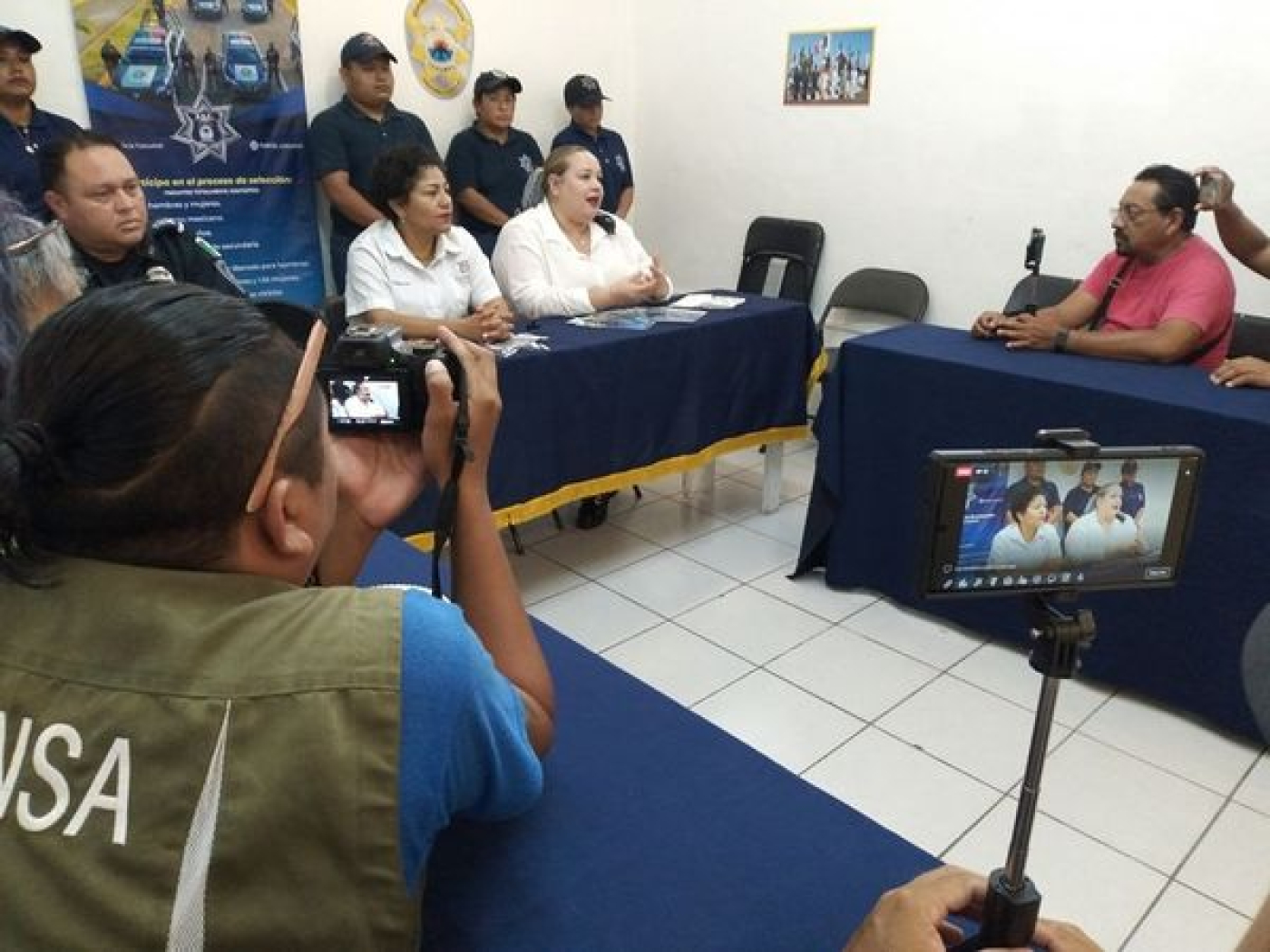 Presentan la Unidad de reclutamiento para policías de seguridad ciudadana