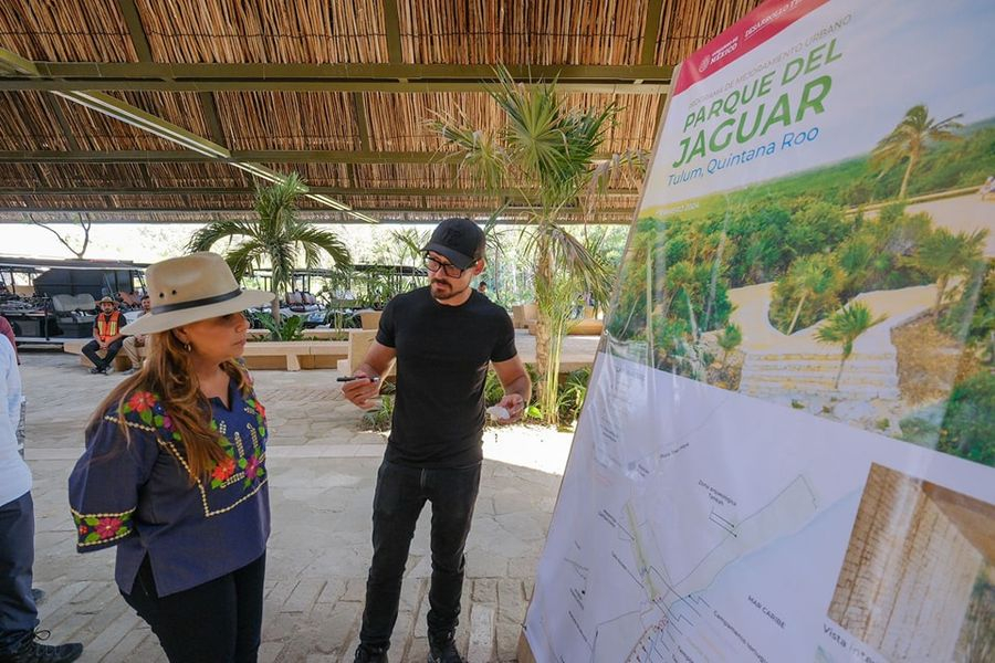 Mara Lezama y Román Méyer supervisan Parque del Jaguar