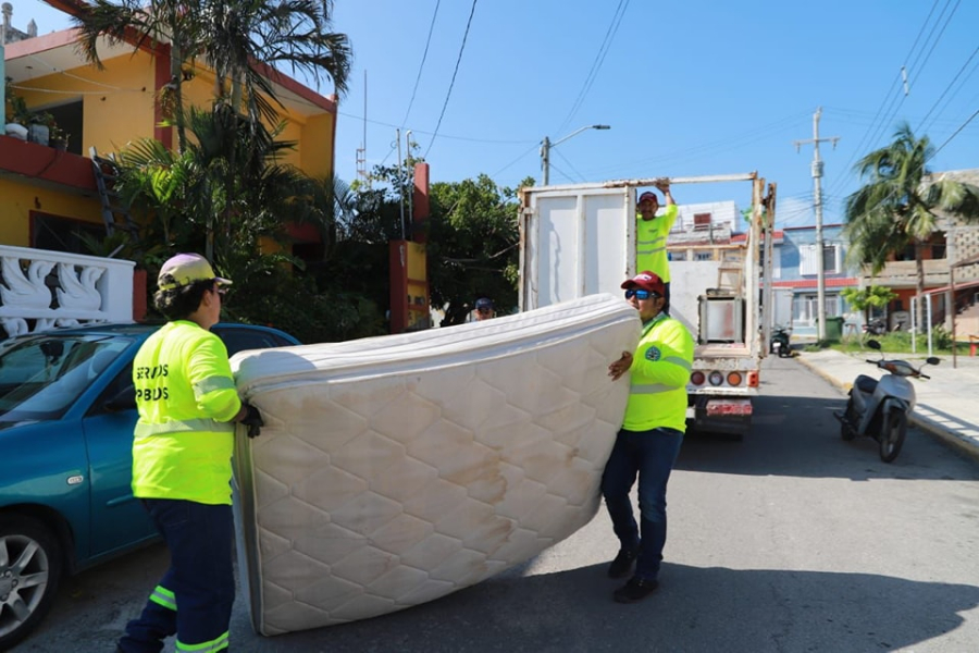 Gobierno de Isla Mujeres refuerza limpieza urbana con el Programa Permanente de Descacharrización