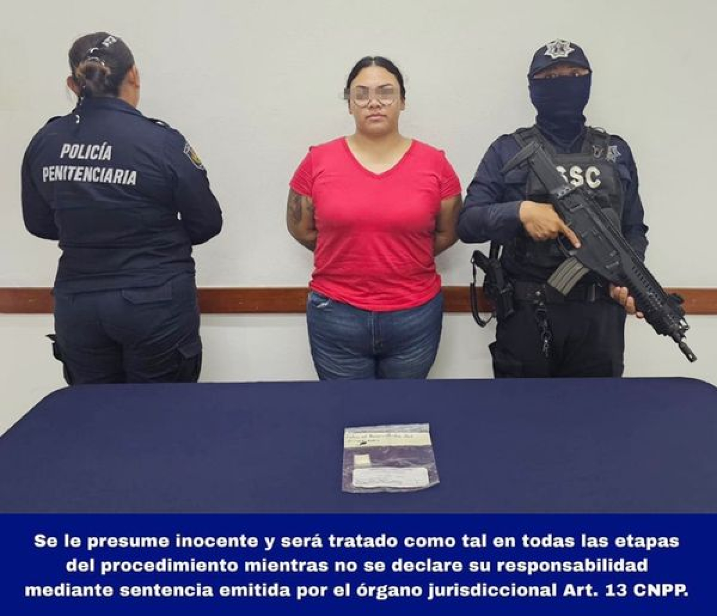 Detienen a Leydi “N”, al tratar de pasar droga al CERESO de Cozumel