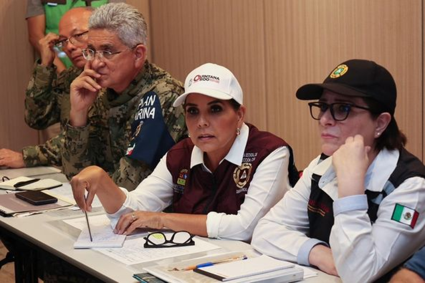 Instala Mara Lezama Centro de Mando en Tulum, para atender contingencias por huracán “Beryl”