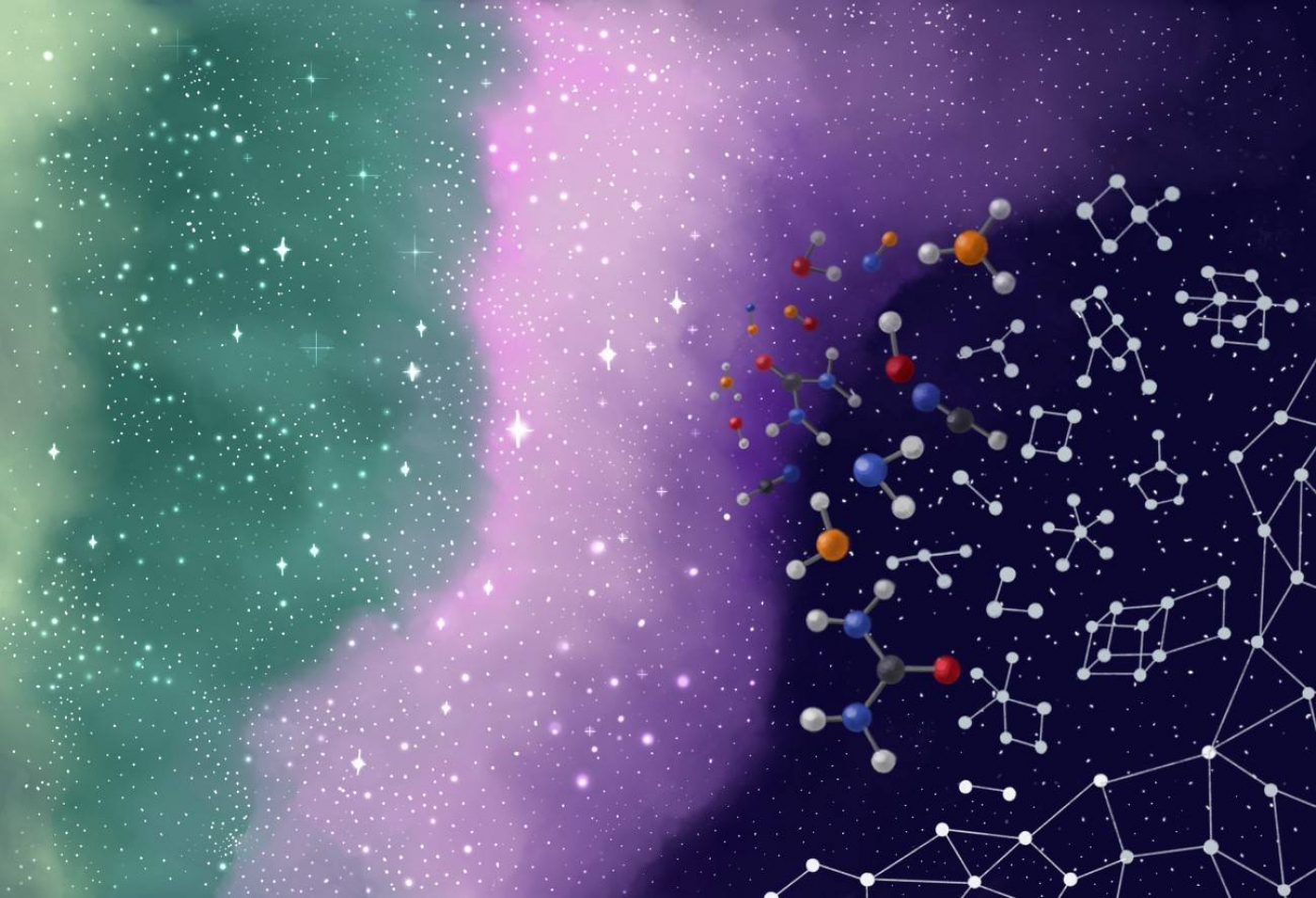 Ciencia de redes para explicar cómo apareció la complejidad molecular en el espacio