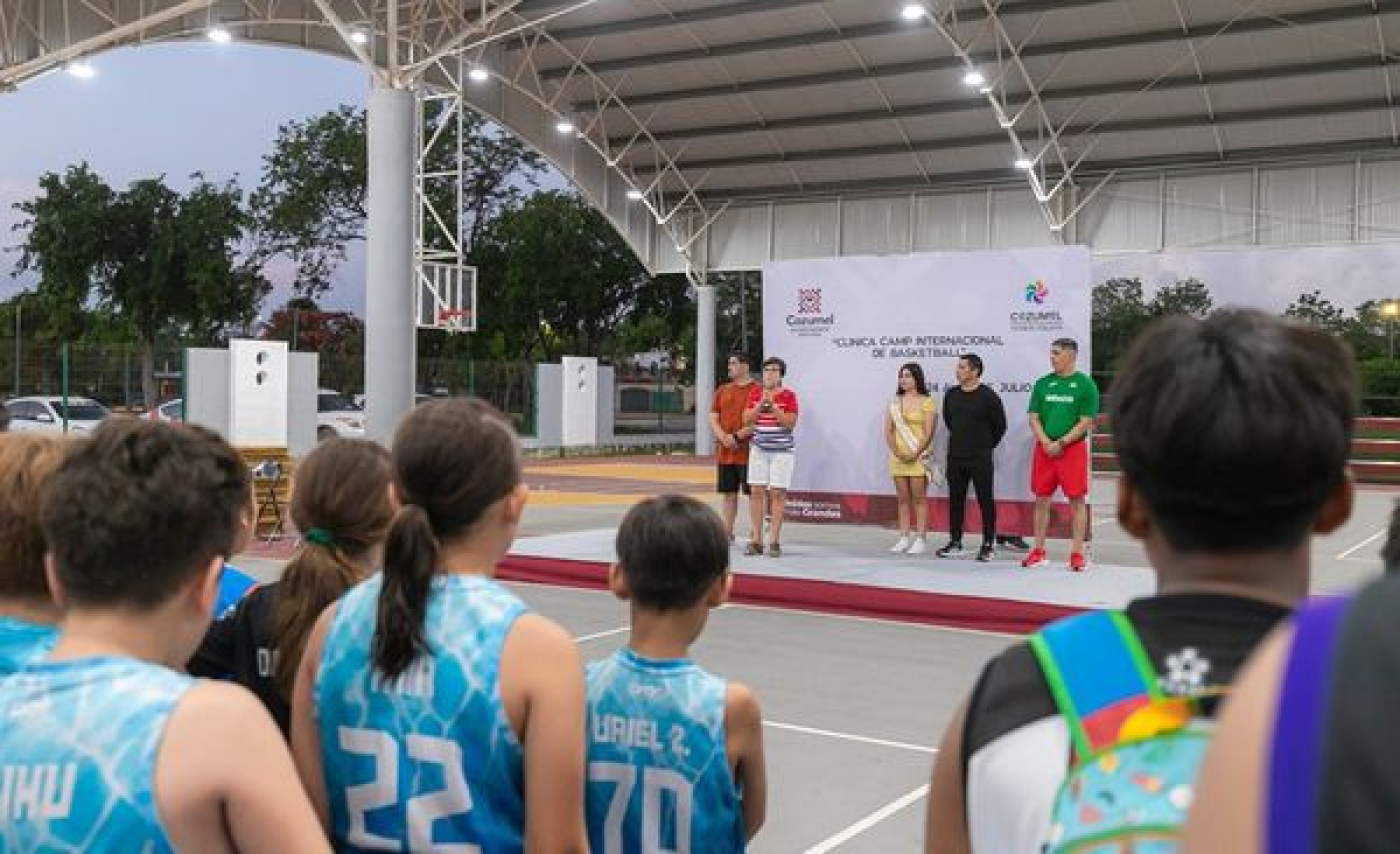 Inauguran la clínica Camp Internacional de Básquetbol, con coaches de la selección mexicana
