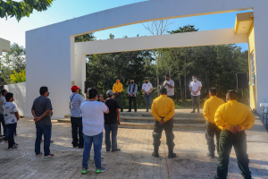 Capacitan a la brigada que combatirá incendios forestales en Puerto Morelos