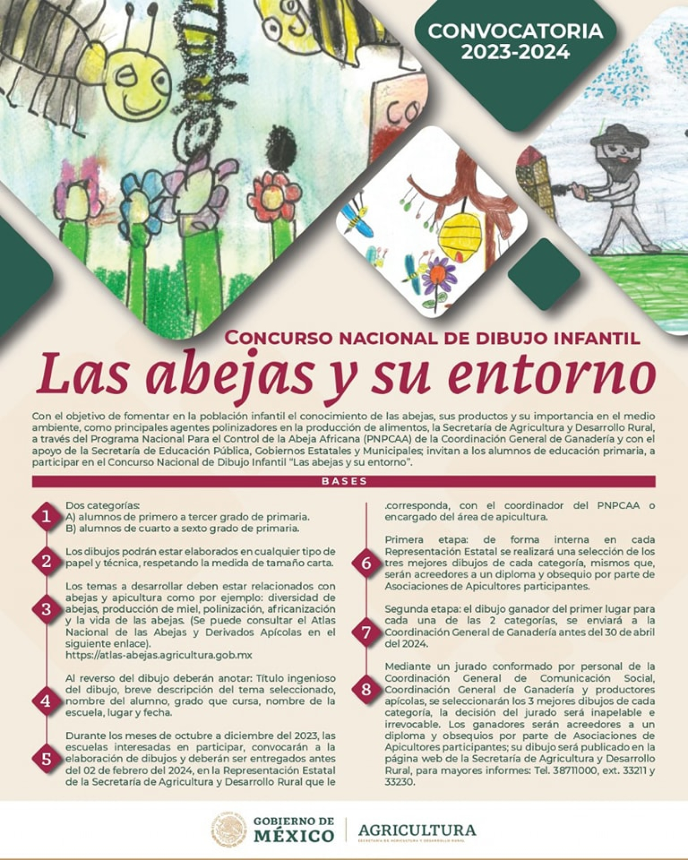 Continúa abierta la convocatoria del concurso nacional de dibujo infantil “Las Abejas y su Entorno”