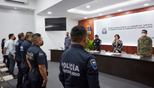 Instalan la comisión de carrera policial de Cozumel