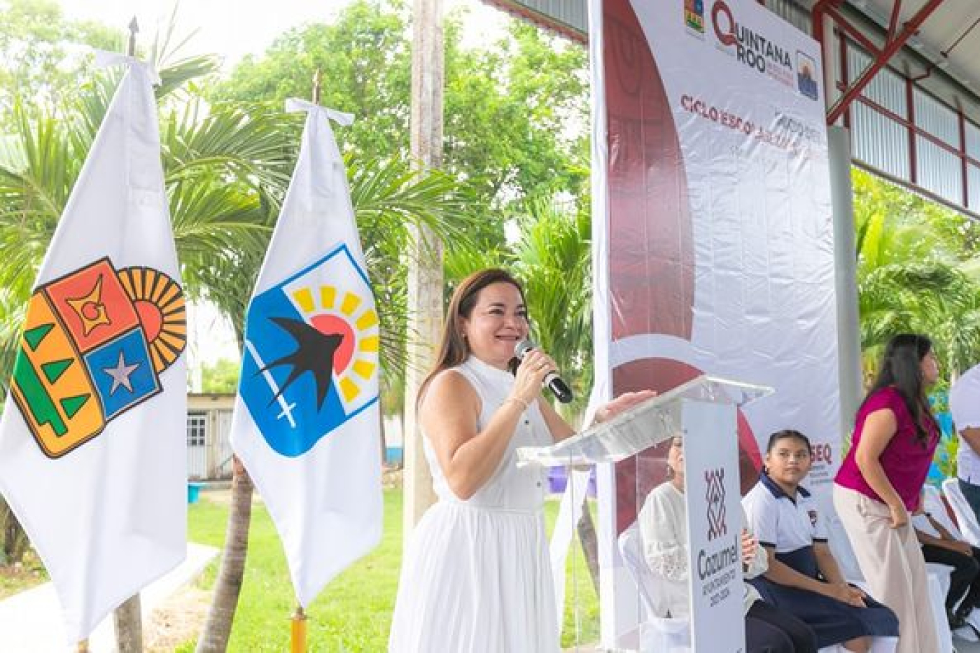 Juanita Alonso inaugura inicio de Ciclo Escolar 2024-2025 en Cozumel