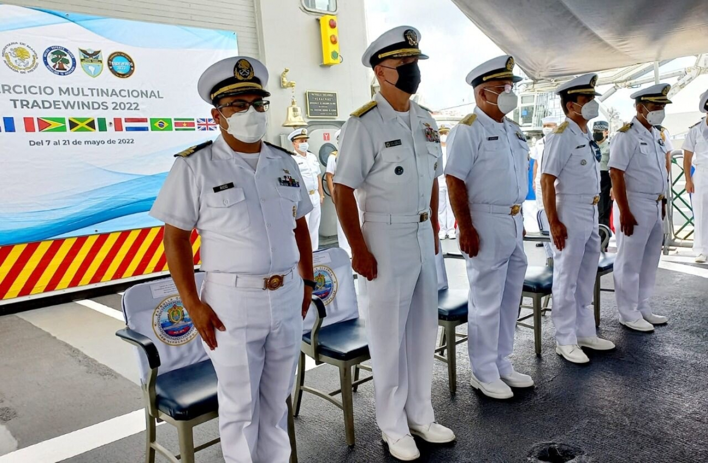 La Secretaría de Marina-Armada de México realiza el ejercicio multinacional “Tradewinds 2022”