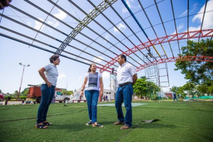 Juanita Alonso rescata la Unidad Deportiva Independencia a través de obra de remodelación