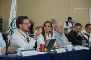 Se reúne Mara Lezama con secretario de Salud y directores del IMSS e IMSS-Bienestar