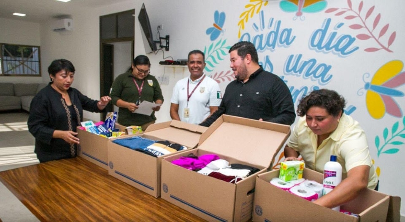 Chacón y Diana Sosa brindan protección integral a niños y jóvenes de la casa de asistencia temporal