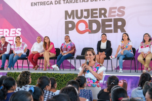 Mara Lezama anuncia reemplazo de tarjetas Mujer es Poder, del 21 al 31 de octubre próximos