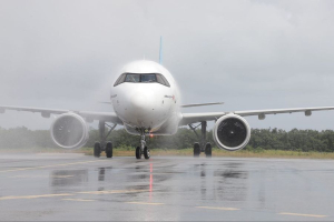 Se fortalece la conexión aérea con la llegada de Air Transat procedente de Montreal Canadá