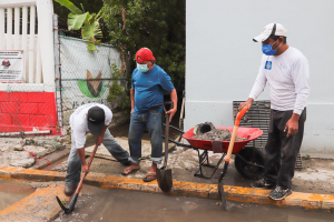 Trabaja gobierno de Atenea Gómez para evitar encharcamientos en tiempos de lluvia en Isla Mujeres