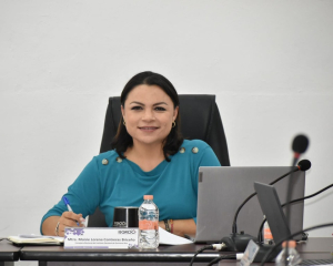Consejera Electoral y Presidenta de la Comisión de Comunicación Social, Maisie Lorena Contreras Briceño