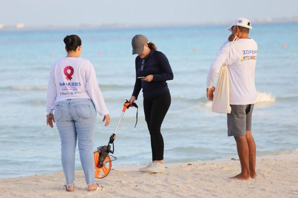 Verifican playas de Isla Mujeres para refrendar el Distintivo Playas Platino