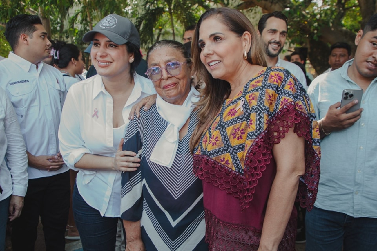 Presentan Estefanía Mercado y Mara Lezama proyecto de rehabilitación del parque Leona Vicario