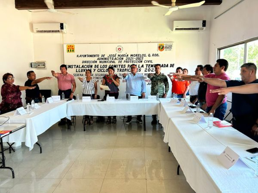 Listos Comités Municipales para la Temporada de Lluvias y Ciclones Tropicales 2023