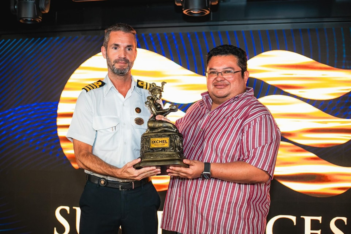 Chacón recibe al Sun Princess, el crucero más grande de Princess Cruises en Cozumel