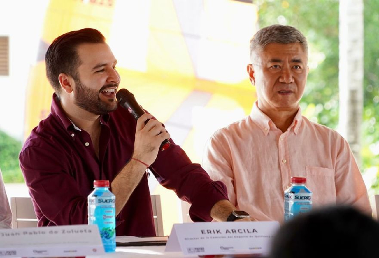 Inaugura Eric Arcila la primera edición del &quot;Mayan Wind Fest 2024&quot; de vela