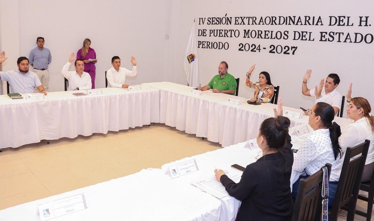 Aprueba cabildo la Ley de Ingresos 2025 de Puerto Morelos