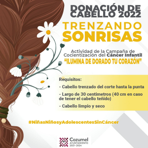 Rodada dorada y donación de cabello cierran mes de concientización de cáncer infantil
