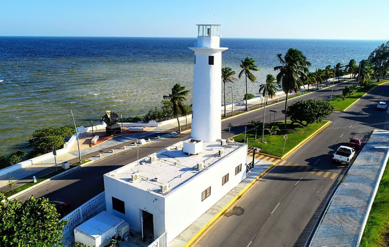 El icónico Faro de Chetumal está listo para recibir visitantes