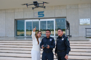 Se capacita SSC con tecnología de drones para la construcción de paz y tranquilidad en Quintana Roo